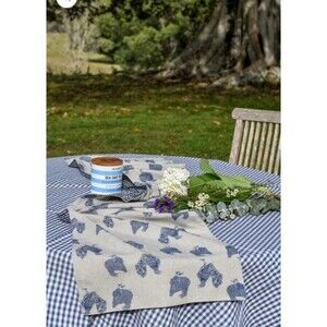Raine And Humble HENRIETTA TABLE RUNNER BLUEBERRY Double‎ Sided 45x150 CM
